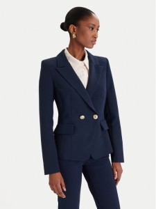 Rinascimento Marynarka CFC0126221003 Granatowy Slim Fit