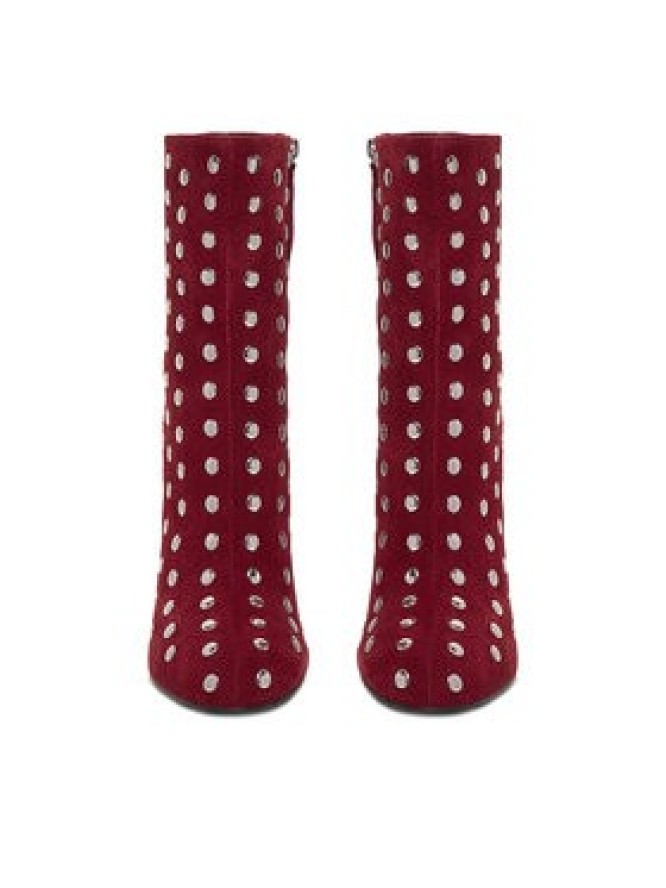 Eva Minge Botki EO-MARY-121949 Bordowy