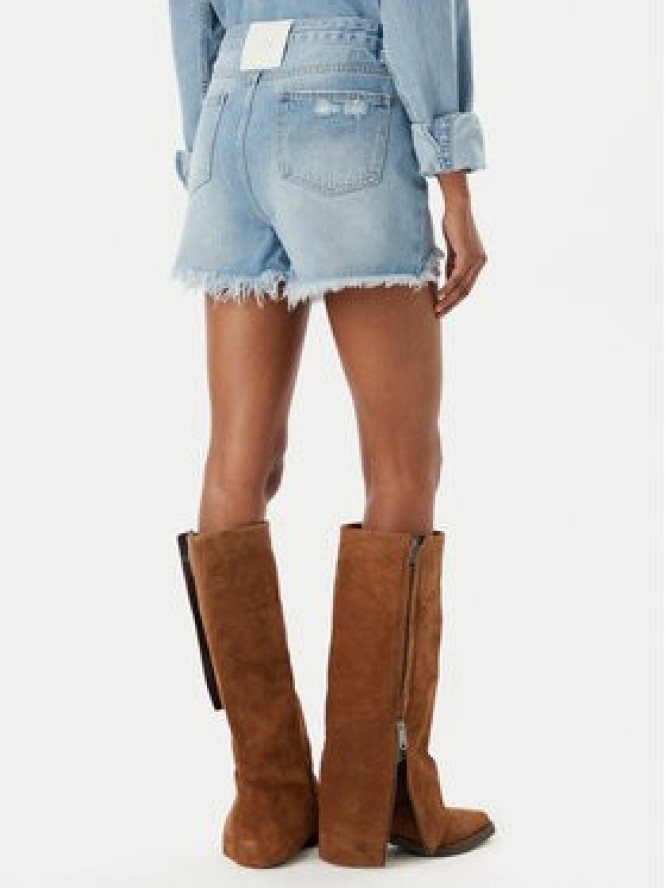 Eleh Szorty jeansowe EL122 Niebieski Regular Fit