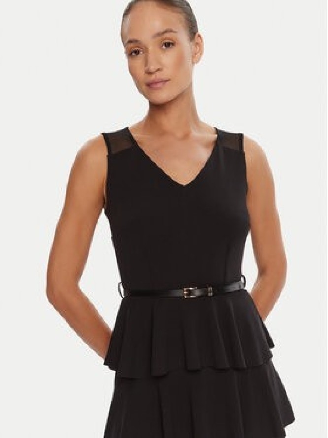 Rinascimento Sukienka koktajlowa CFC0126150003 Czarny Regular Fit