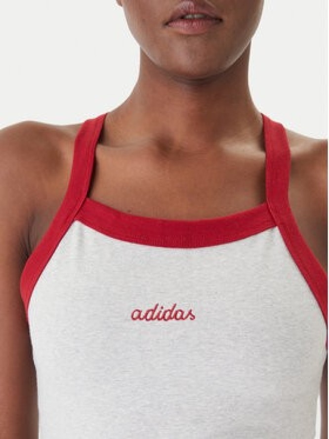 adidas Top 158661 Szary Slim Fit