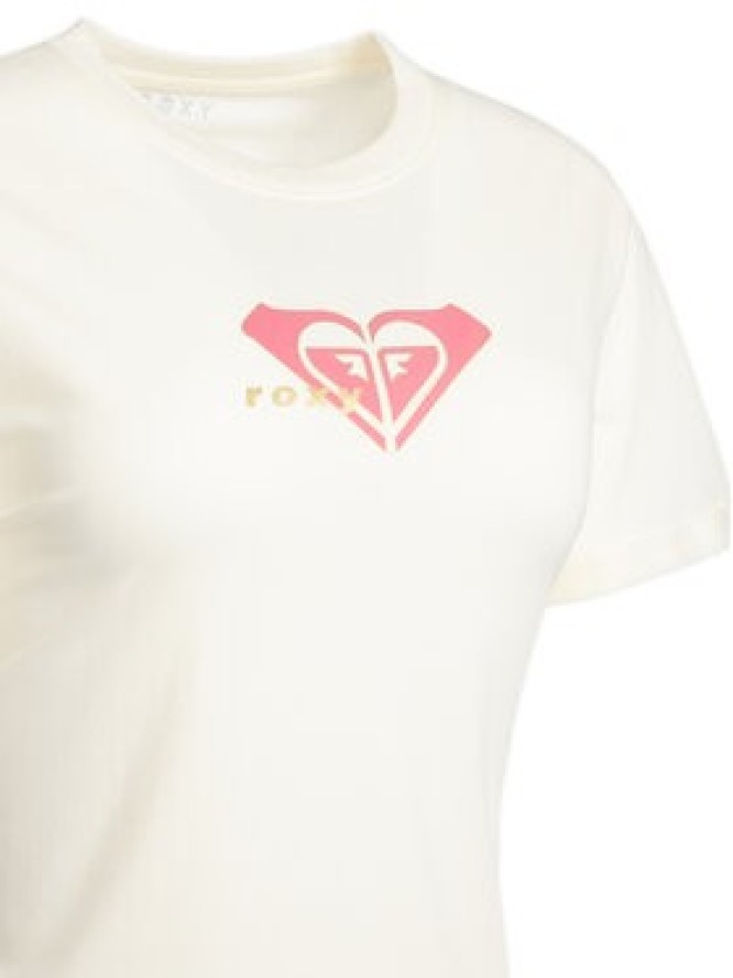 Roxy T-Shirt Oceanregular ERJZT06078 Écru Regular Fit