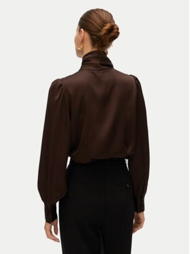 Vero Moda Bluzka Nini 10336252 Brązowy Standard Fit