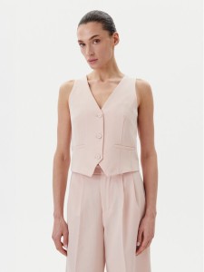 Rinascimento Kamizelka CFC0123672003 Różowy Regular Fit