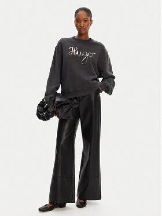 HUGO Bluza Deroxina_4 50545198 Szary Oversize