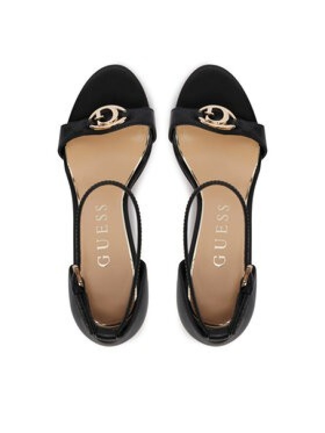 Guess Sandały FLJKAB LEA03 Czarny