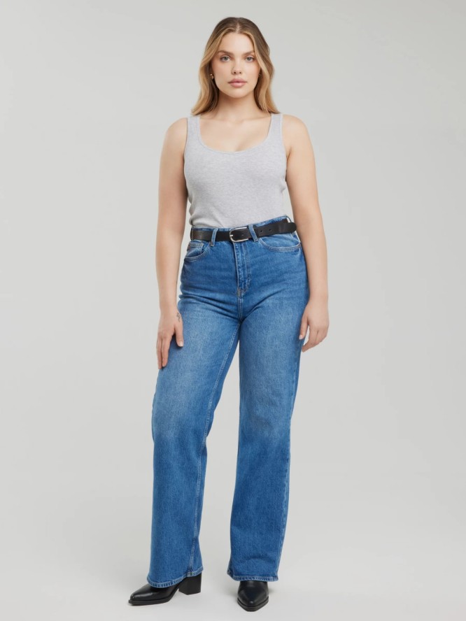 Koszulka damska na ramiączkach szara Alena 901