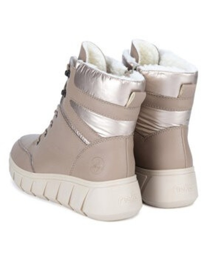 Rieker Trzewiki Y3504-20 Beżowy