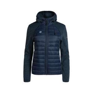 Kurtka polarowa NOYA W z dzianiny z panelami termicznymi – wiatroszczelna, wodoo