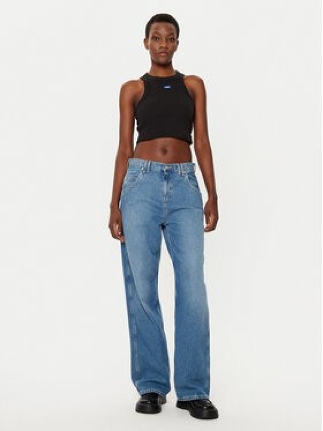 HUGO Top Baby 50511450 Czarny Slim Fit