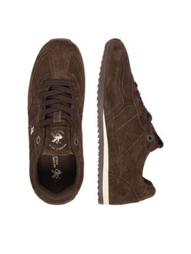 Beverly Hills Polo Club Sneakersy EO-WP40-FC-250104YX Brązowy