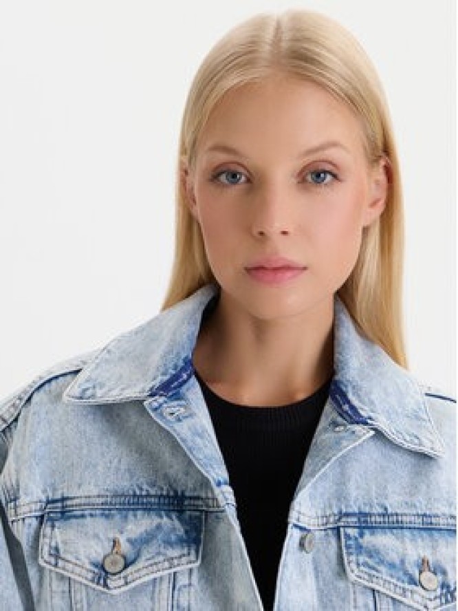 Beverly Hills Polo Club Kurtka jeansowa W126-BHLJT-1003-22D Niebieski Relaxed Fit