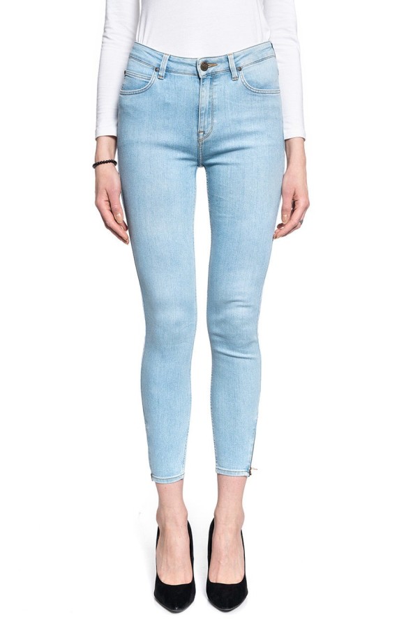 SPODNIE DAMSKIE LEE SCARLETT HIGH LIGHT COROVAL L31BMFOC 112107027