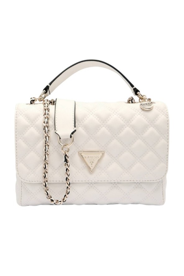 GUESS Pikowana torebka ecru Giully 2