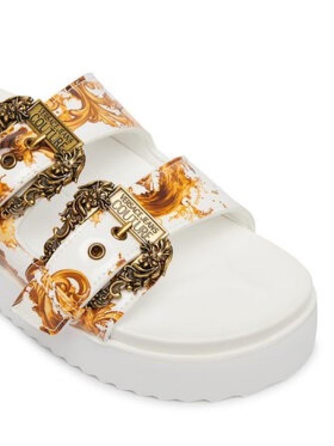 Versace Jeans Couture Klapki 80VA3SM1 ZS366 Złoty