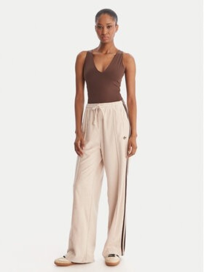 adidas Spodnie dresowe Terry Towel Firebird KQ6661 Beżowy Loose Fit