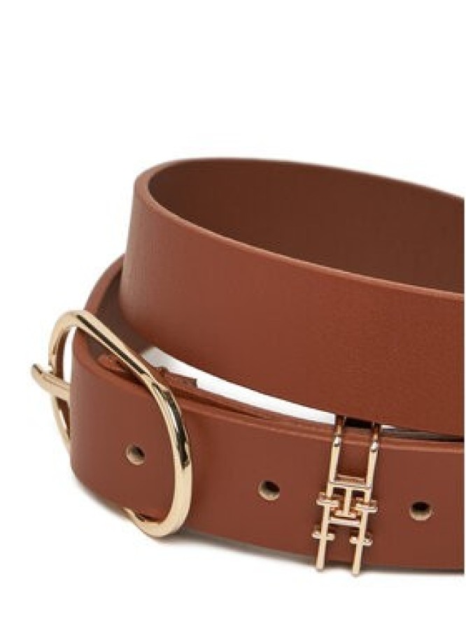 Tommy Hilfiger Pasek Damski Feminine 2.5 AW0AW17494 Brązowy