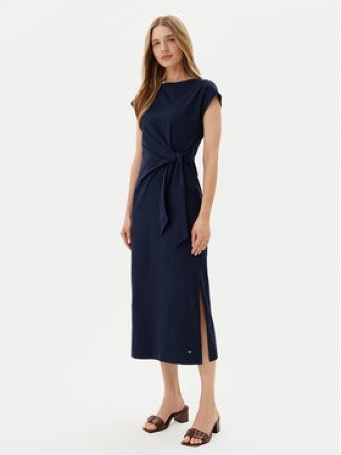 Tommy Hilfiger Sukienka codzienna WW0WW45159 Granatowy Regular Fit