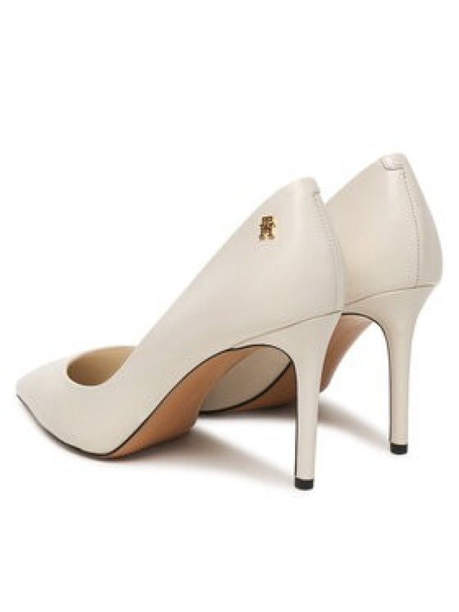 Tommy Hilfiger Szpilki Essential Pointed Pump FW0FW09362 Écru