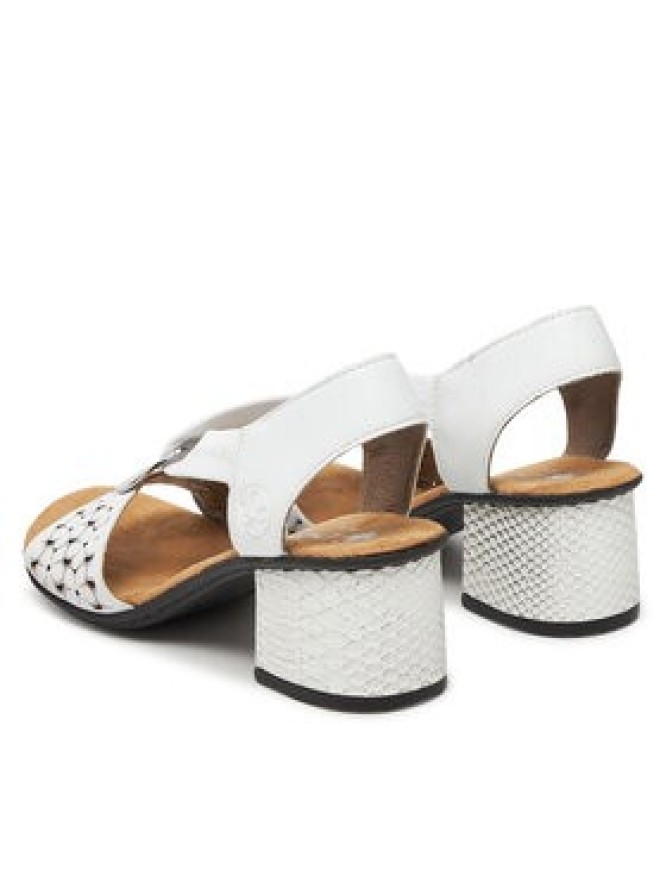 Rieker Sandały 64677-80 Biały