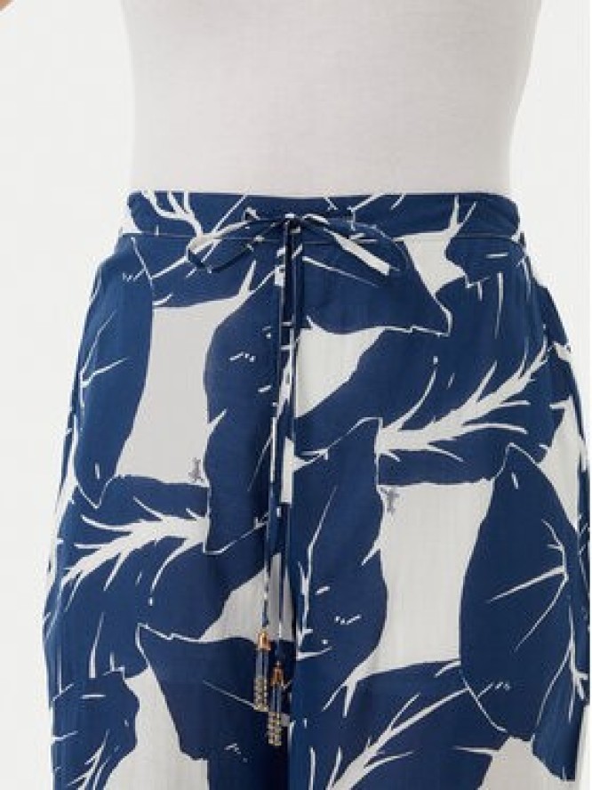 Gaudi Spodnie materiałowe 511FD25012 Granatowy Relaxed Fit