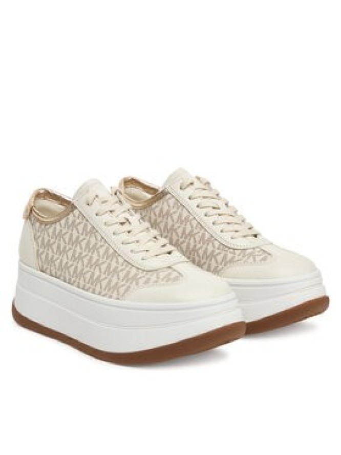 MICHAEL Michael Kors Sneakersy Hayes 43T5HYFS2L Beżowy