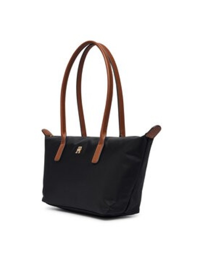 Tommy Hilfiger Torebka Popette East West Tote AW0AW19211 Czarny