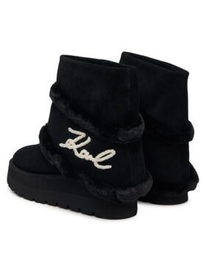 KARL LAGERFELD Śniegowce Skylar KL48652 Czarny