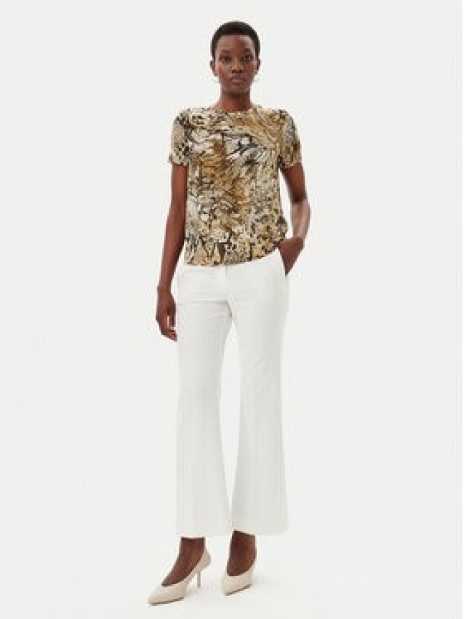 Marciano Guess Bluzka Blusa tatjana ss printed Brązowy Comfort Fit