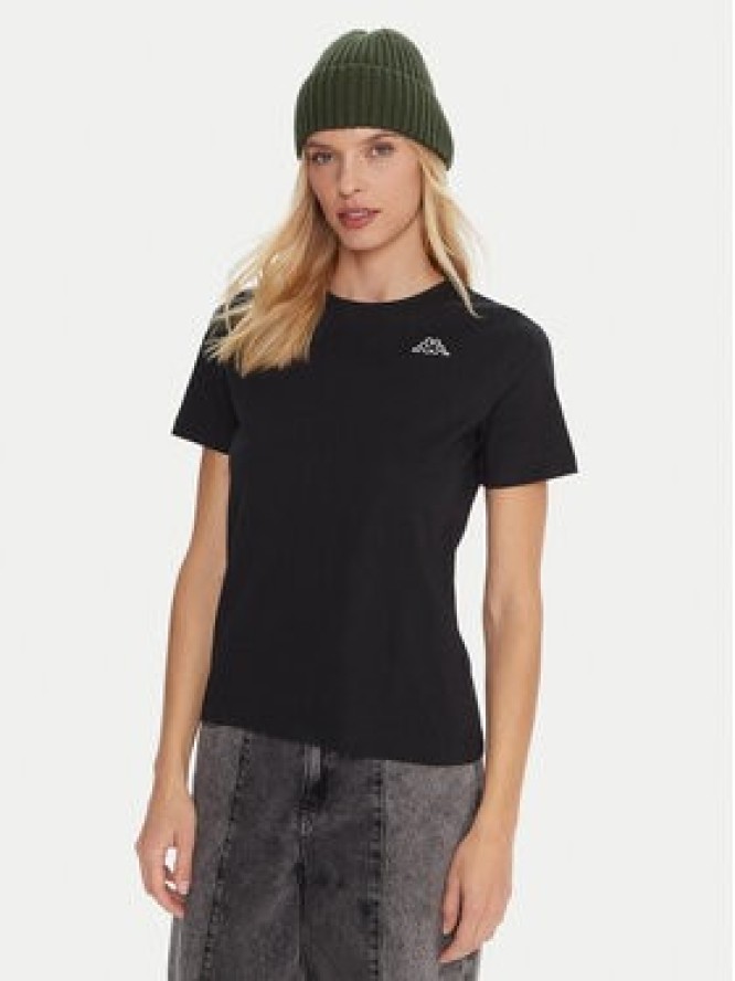 Kappa Komplet t-shirtów Logo Sylvie 38277LW Czarny Regular Fit