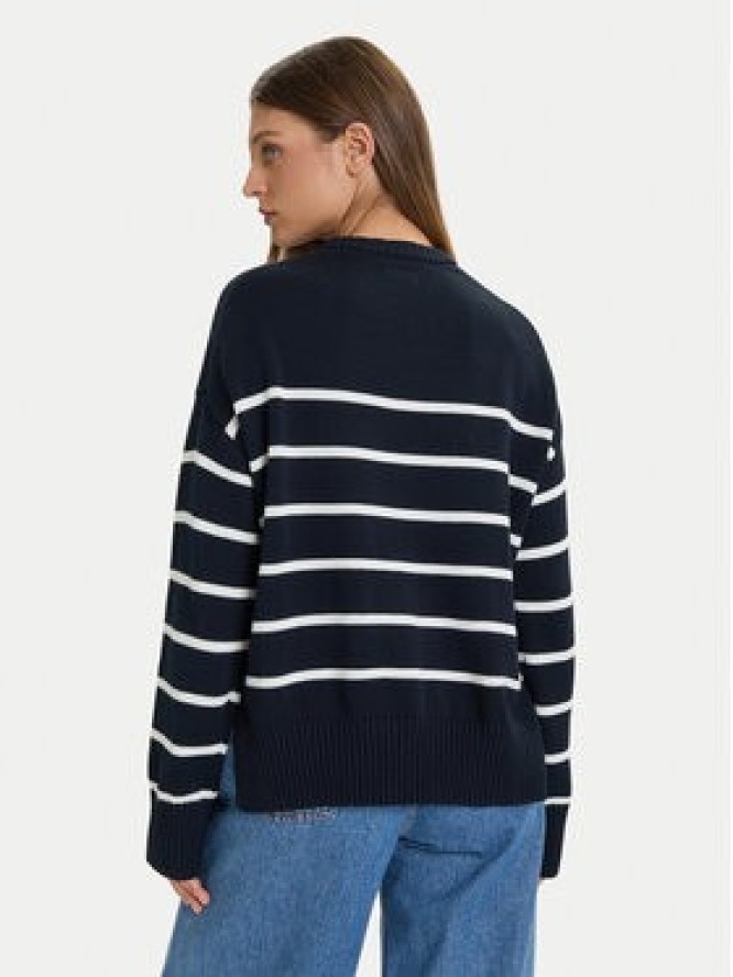 Guess Jeans Sweter W5BR03 Z3HM1 Granatowy Relaxed Fit