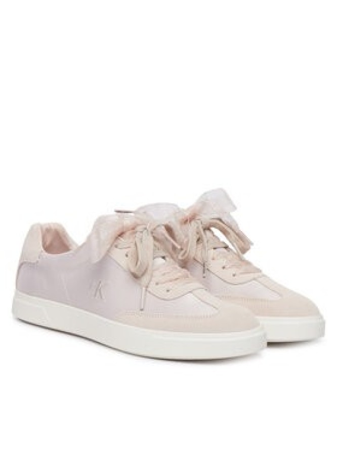 Calvin Klein Sneakersy Low Pro Cupsole Wt Satin Mix HW0HW03288 Różowy jasny