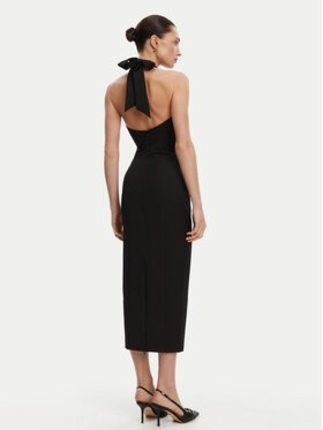 ACCESS FASHION Sukienka koktajlowa 53-3403-218 Czarny Regular Fit