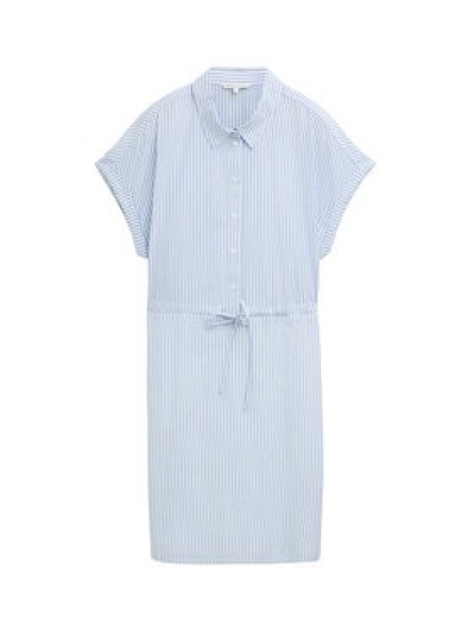 Tom Tailor Denim Sukienka koszulowa 1045766 Niebieski Regular Fit