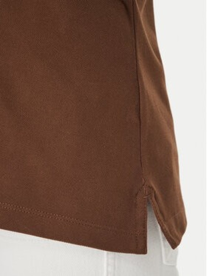 Tommy Hilfiger Polo WW0WW43224 Brązowy Regular Fit