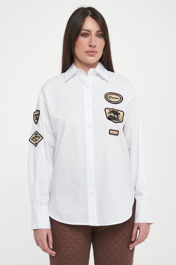 Koszula damska z naszywkami ERMANNO FIRENZE