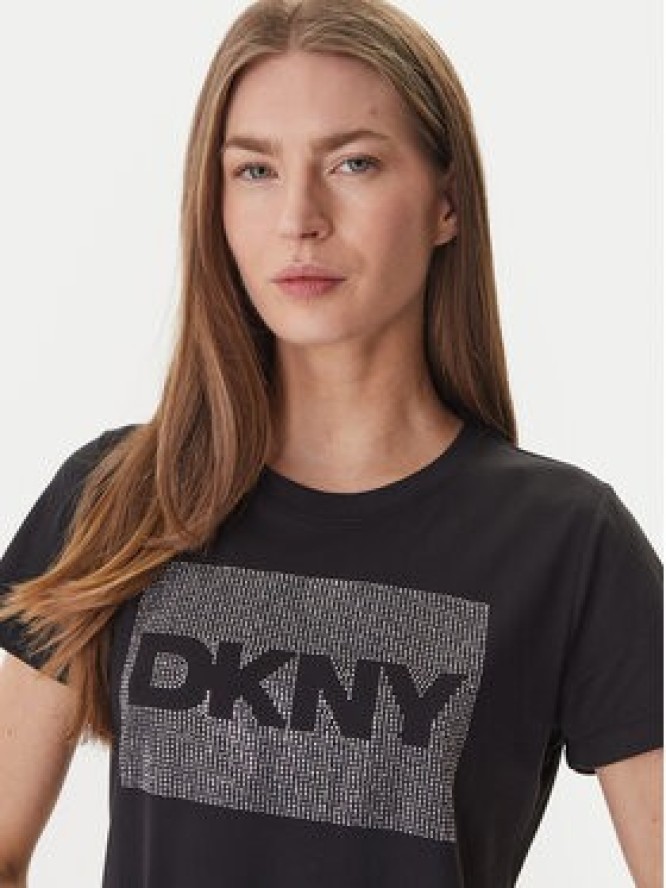 DKNY T-Shirt DJ6T1701 Czarny Regular Fit