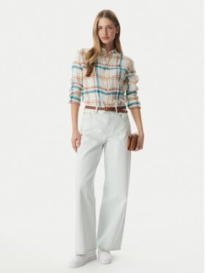 Polo Ralph Lauren Koszula 211970733501 Kremowy Classic Fit