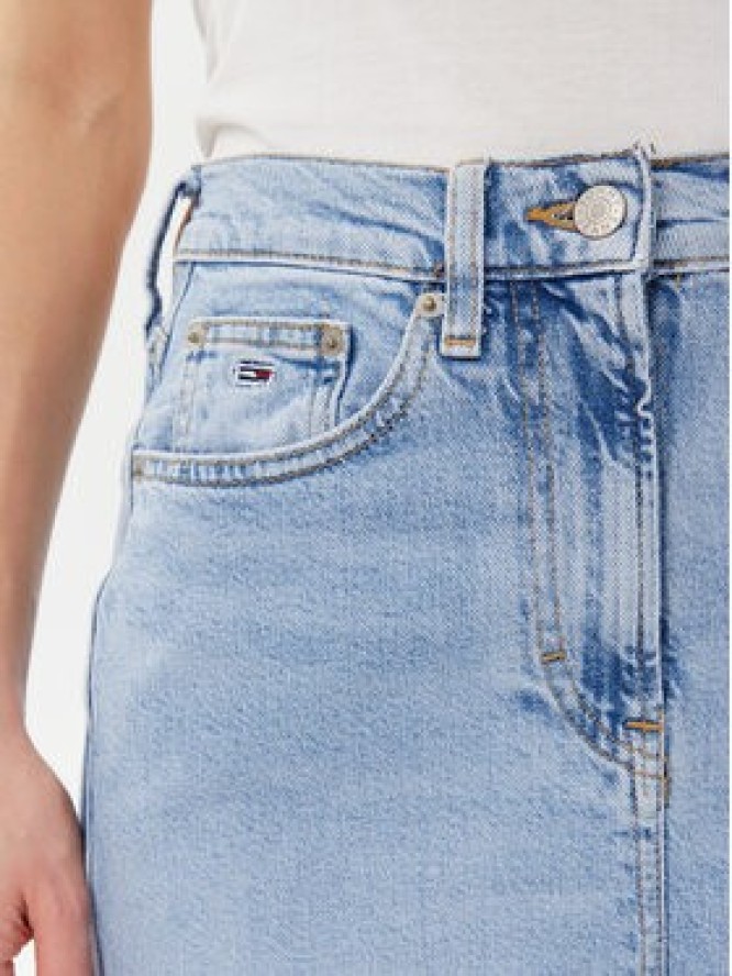 Tommy Jeans Spódnica jeansowa Claire DW0DW20581 Niebieski Regular Fit