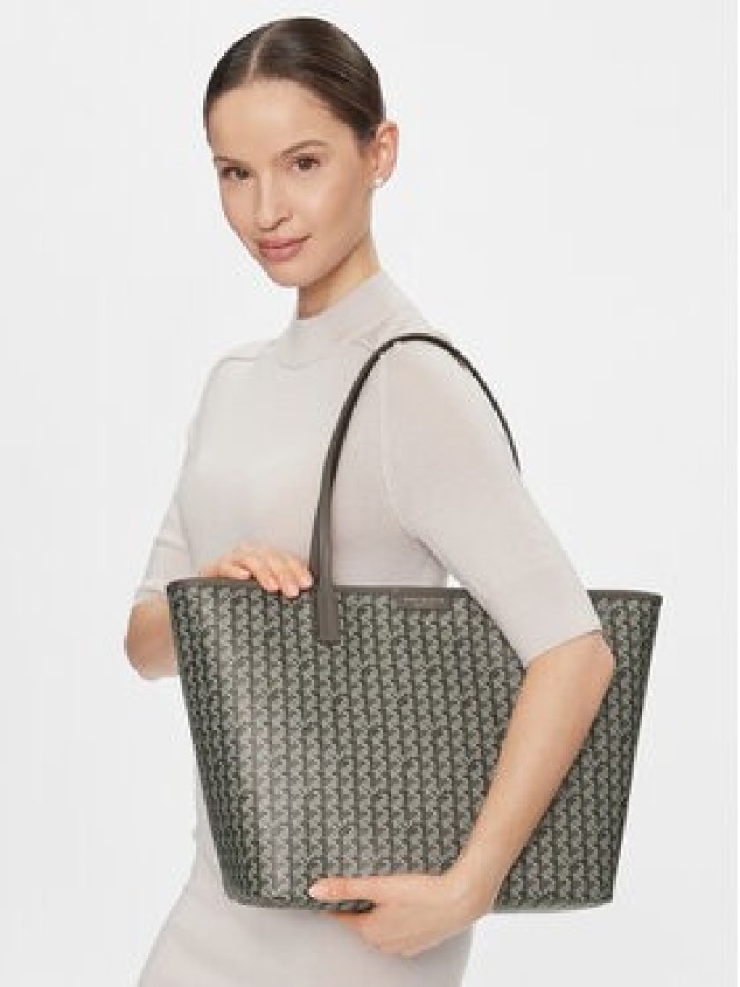 Tory Burch Torebka Basketweave Tote 145634 Szary