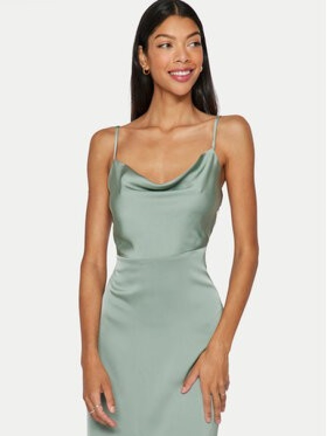 Vila Sukienka koktajlowa Ravenna 14085601 Zielony Regular Fit