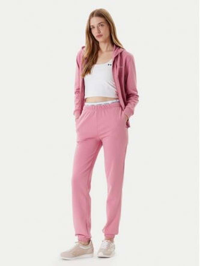 Guess Spodnie dresowe O5RB01 KCO31 Różowy Regular Fit