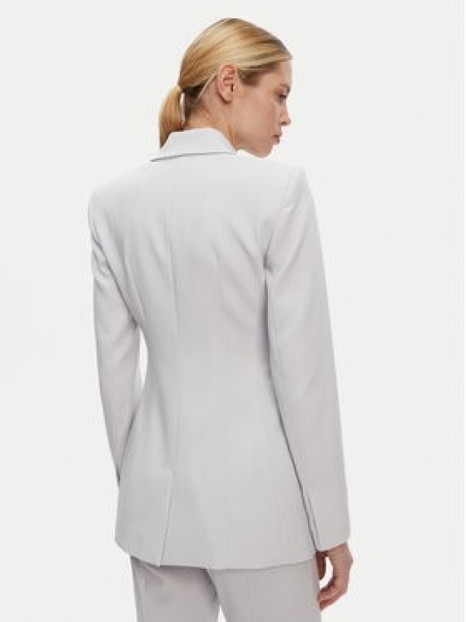 Patrizia Pepe Marynarka 8S0522/A6F5-S702 Szary Regular Fit