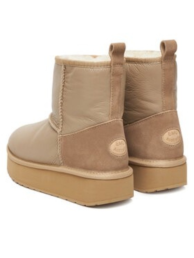 EMU Australia Śniegowce Stinger Mini Flatform Leather W13189 Beżowy