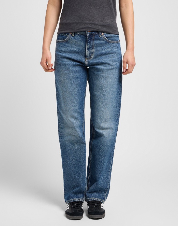 DAMSKIE SPODNIE LEE RIDER CLASSIC CLASSIC INDIGO 112341354