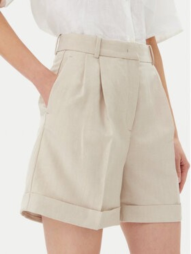 Tommy Hilfiger Szorty materiałowe WW0WW44767 Beżowy Regular Fit