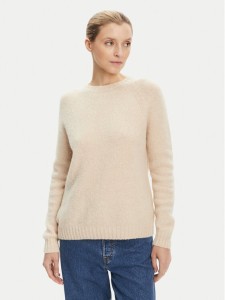 Weekend Max Mara Sweter Ghiacci 2525366151 Beżowy Regular Fit