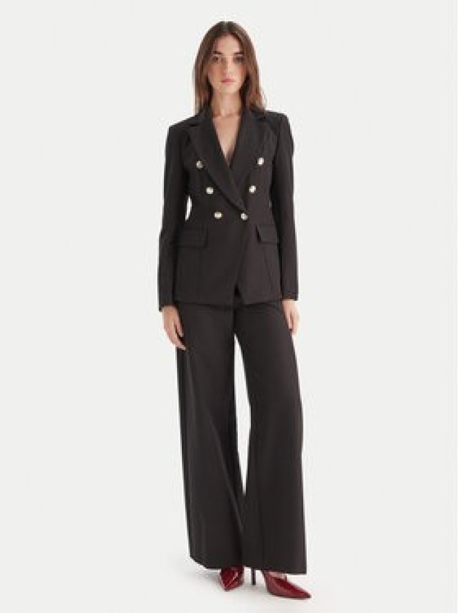 Maryley Spodnie materiałowe 25IB680/M17 Czarny Regular Fit