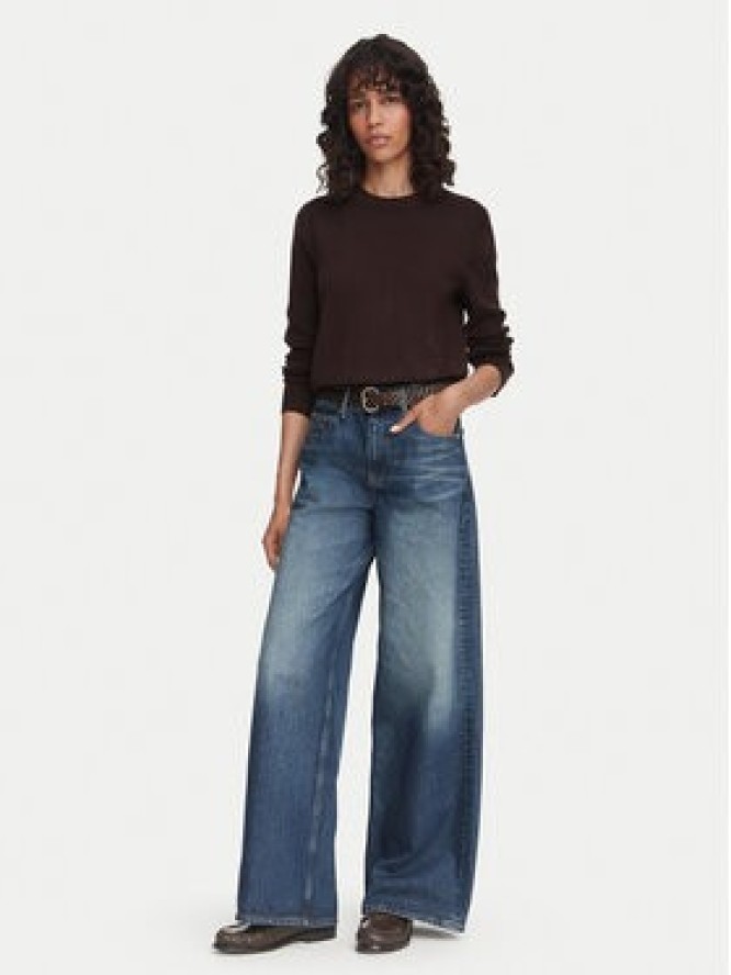 Tommy Hilfiger Sweter WW0WW52298 Brązowy ciemny Regular Fit