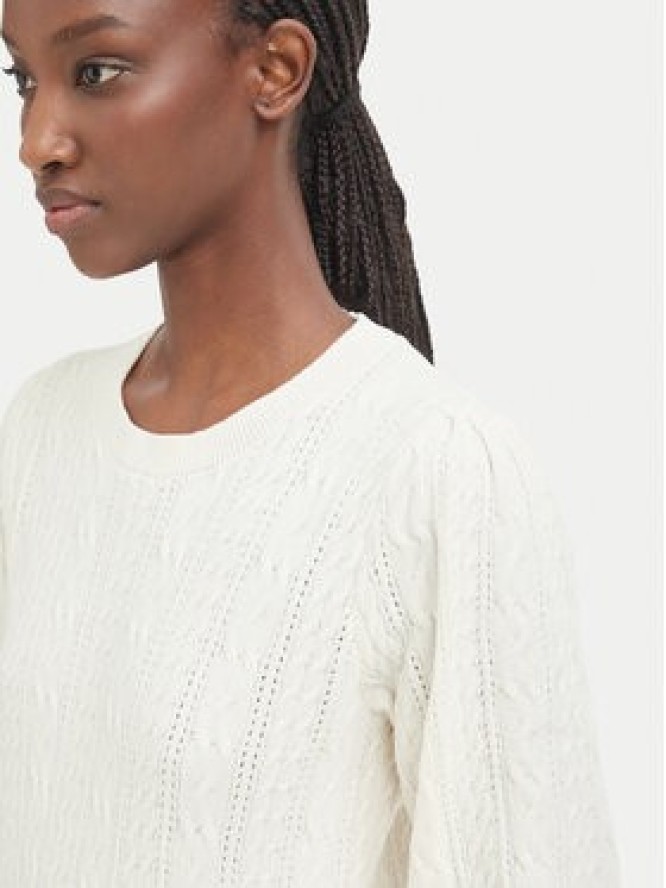 Guess Sweter W6BR44 Z1441 Kremowy Regular Fit